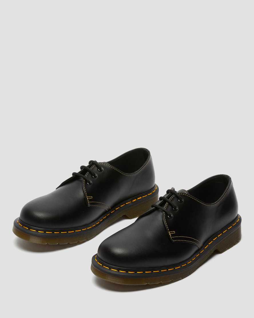 schwarze dr. martens 1461 atlas herren-oxfordschuhe