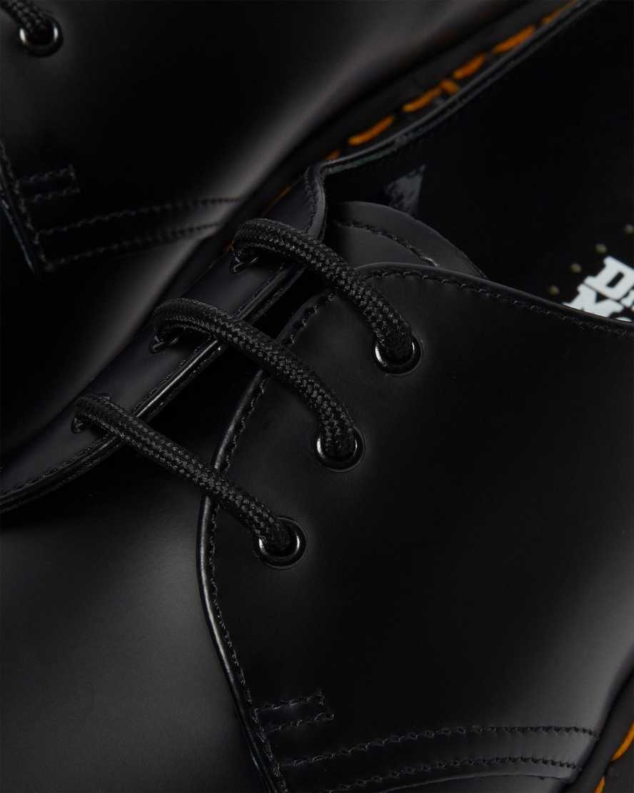 schwarze dr. martens 1461 iced smooth herren-oxfordschuhe