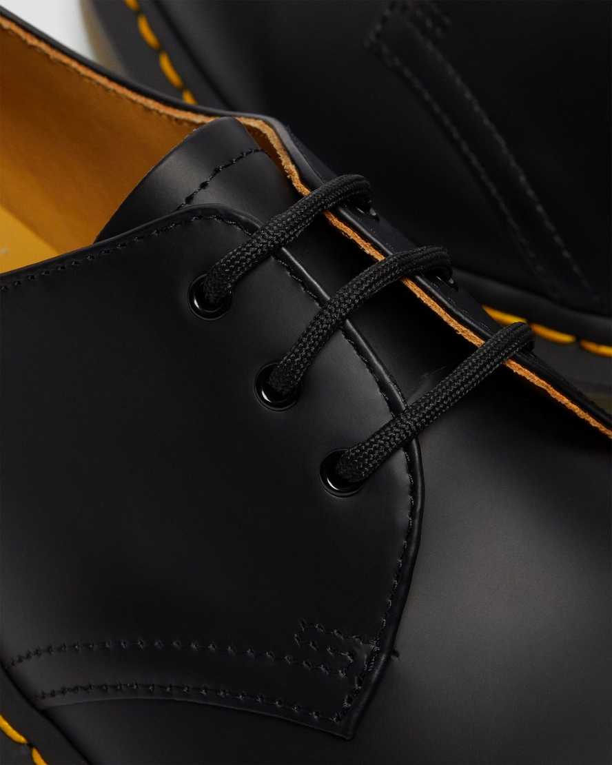 schwarze dr. martens 1461 smooth herren-oxfordschuhe