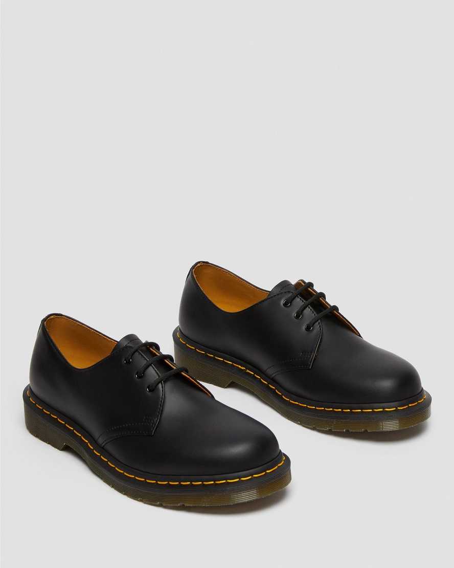 schwarze dr. martens 1461 smooth herren-oxfordschuhe