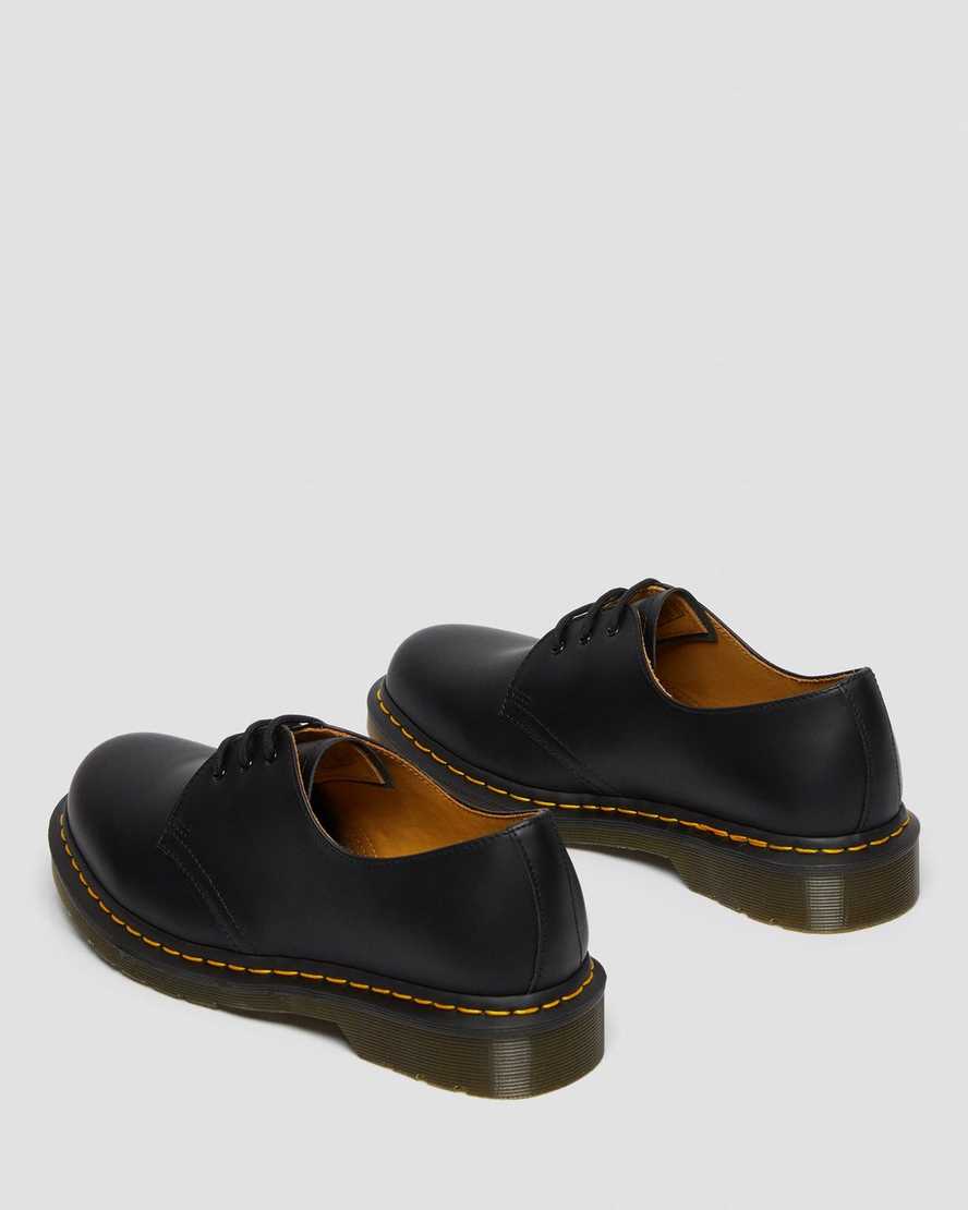 schwarze dr. martens 1461 smooth herren-oxfordschuhe