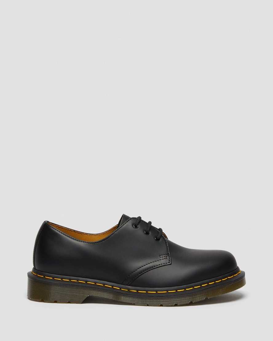 schwarze dr. martens 1461 smooth herren-oxfordschuhe