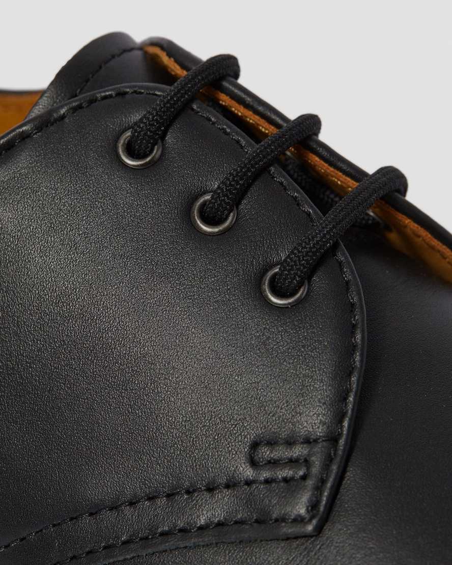 schwarze dr. martens 1461 nappa herren-oxfordschuhe