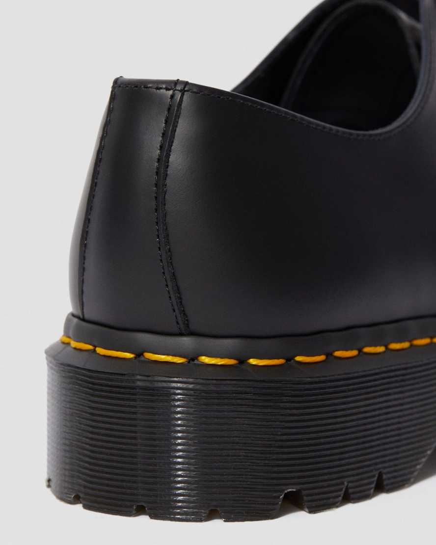 schwarze dr. martens 1461 bex smooth herren-oxfordschuhe