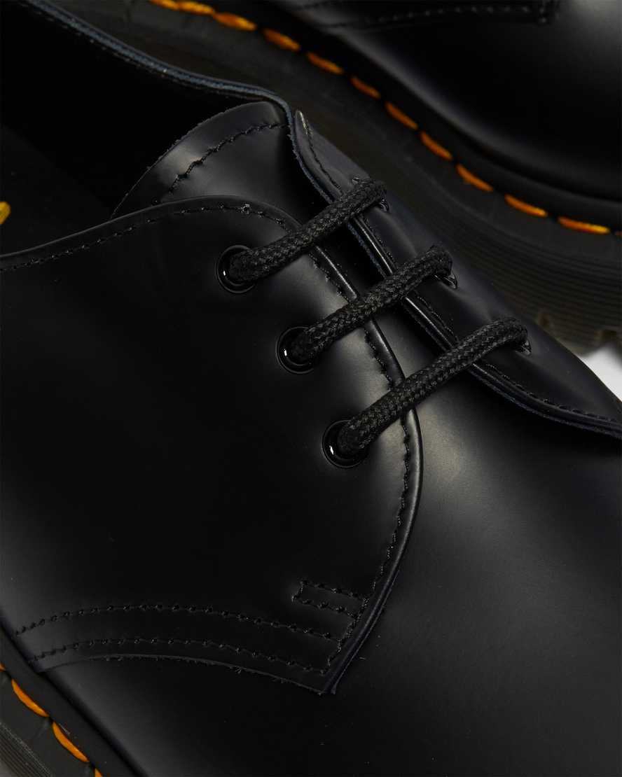 schwarze dr. martens 1461 bex smooth herren-oxfordschuhe