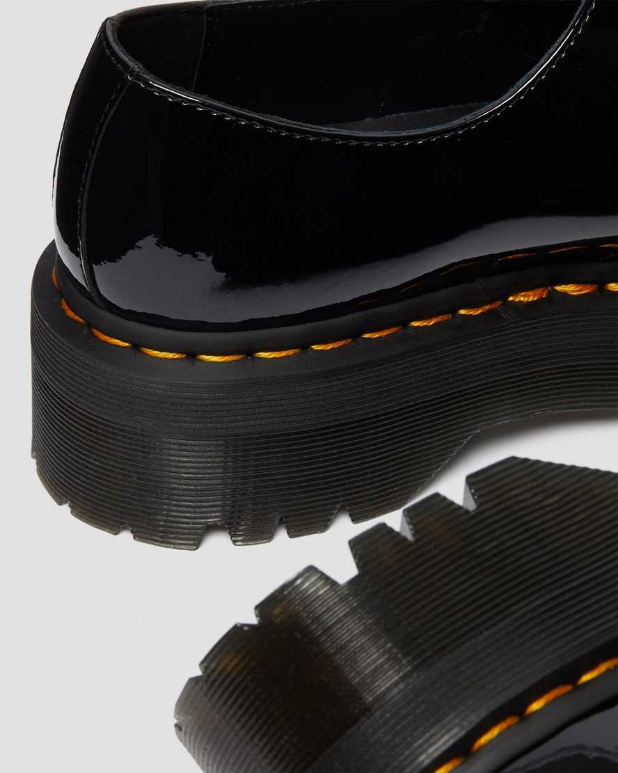 schwarze dr. martens 1461 lack-plateau-herrenschuhe