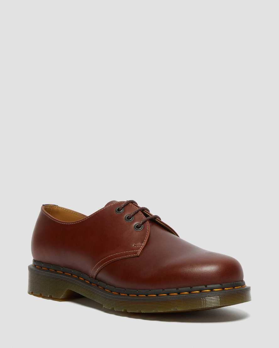 braune dr. martens 1461 abruzzo herren-oxfordschuhe