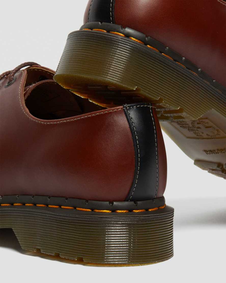 braune dr. martens 1461 abruzzo herren-oxfordschuhe