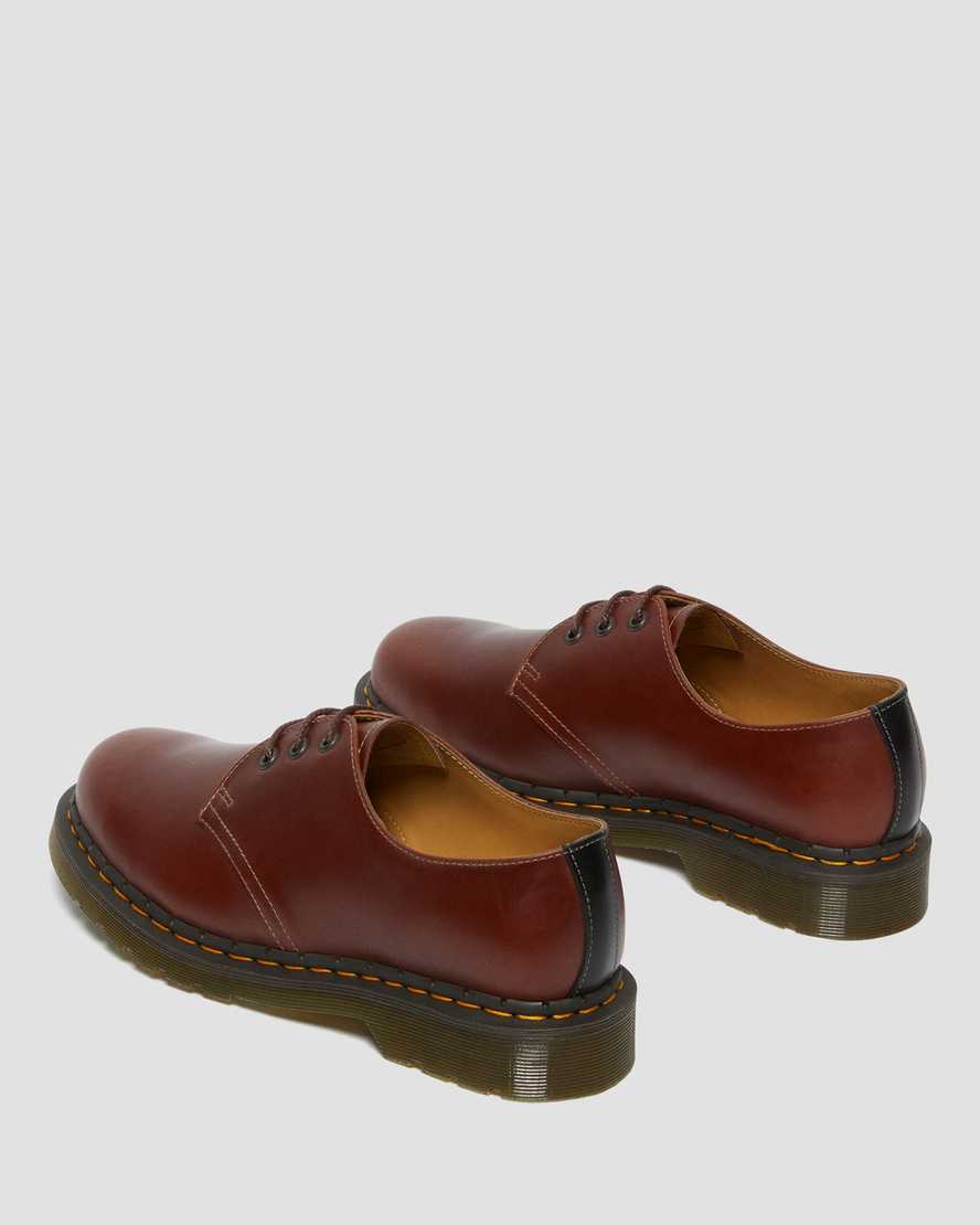 braune dr. martens 1461 abruzzo herren-oxfordschuhe