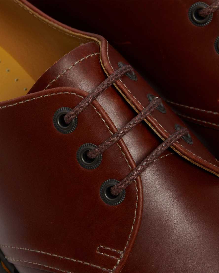 braune dr. martens 1461 abruzzo herren-oxfordschuhe