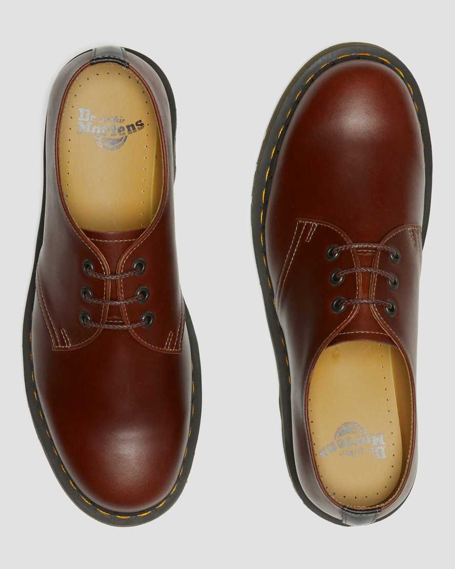 braune dr. martens 1461 abruzzo herren-oxfordschuhe