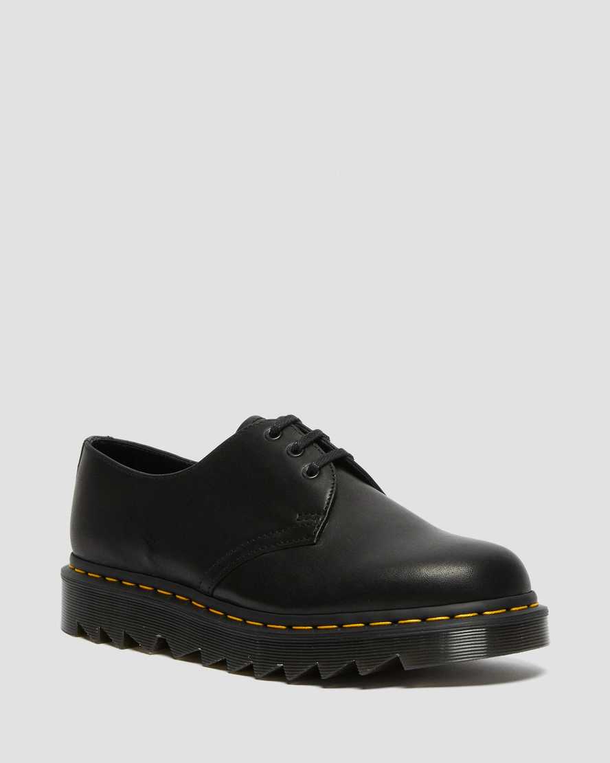 schwarze dr. martens 1461 ziggy herren-oxfordschuhe