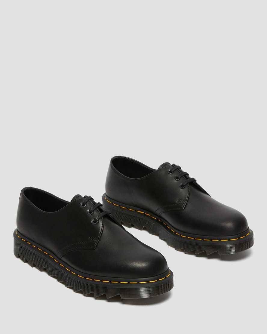 schwarze dr. martens 1461 ziggy herren-oxfordschuhe