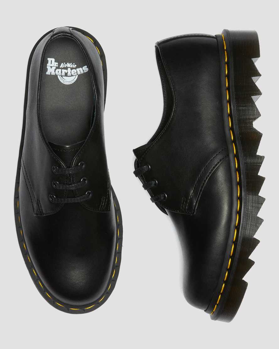 schwarze dr. martens 1461 ziggy herren-oxfordschuhe