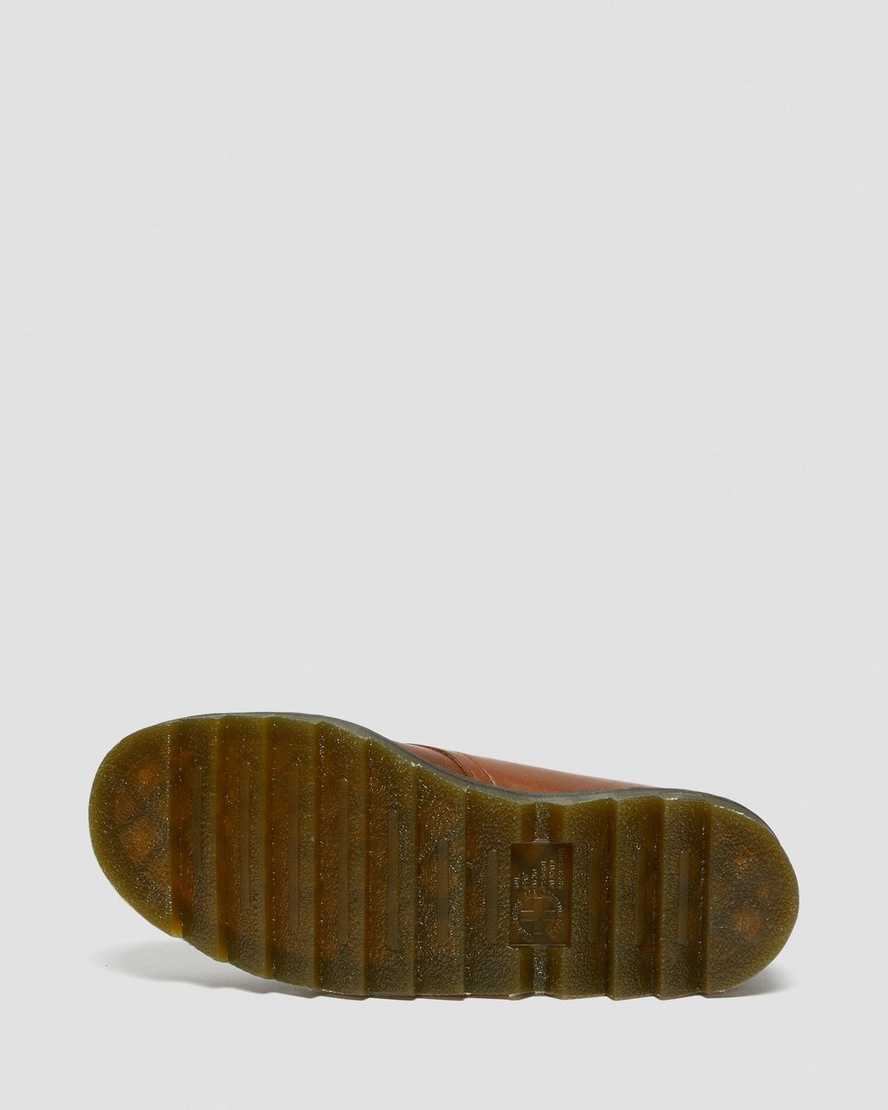 hellbraune dr. martens 1461 ziggy herren-oxfordschuhe