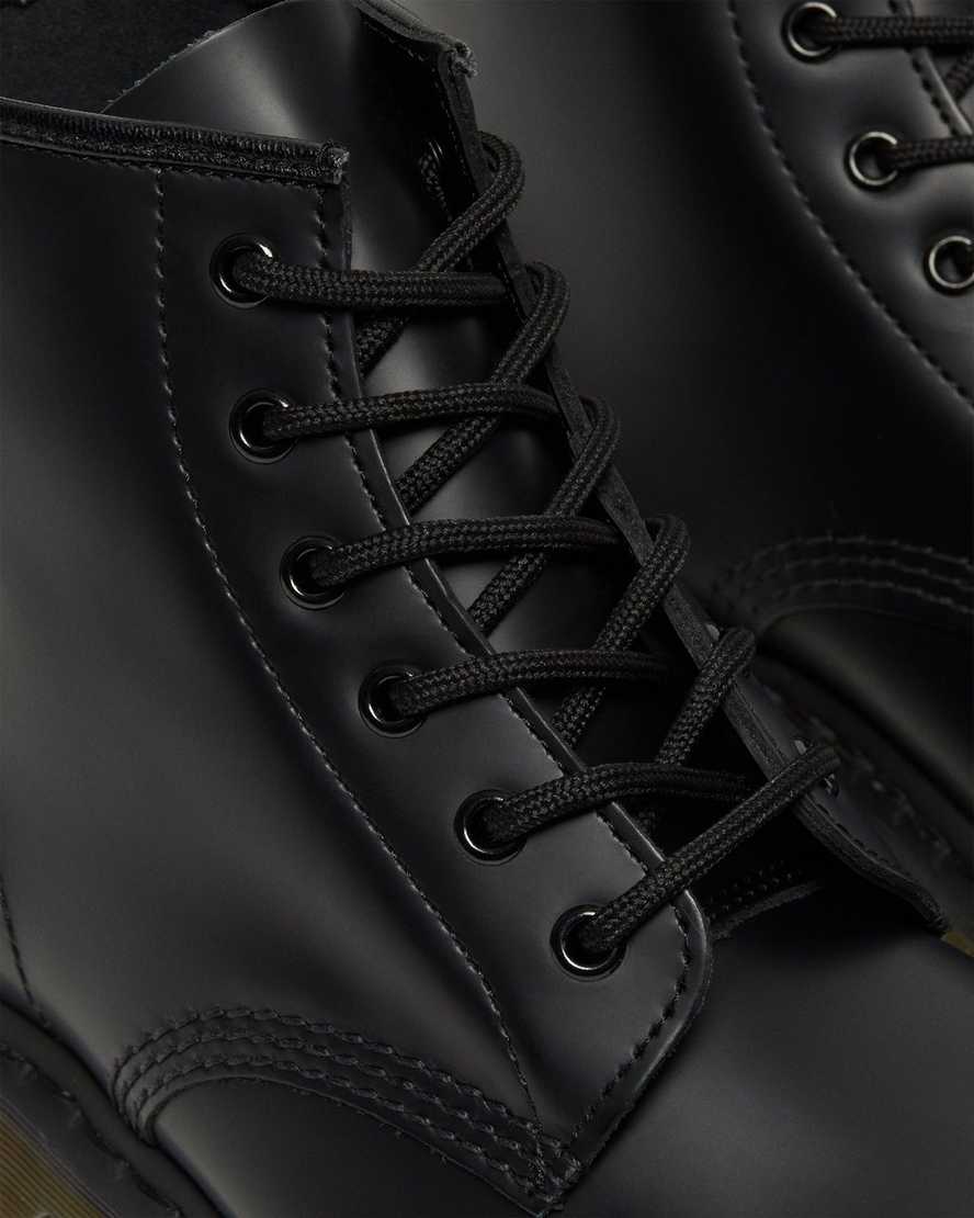 schwarze dr. martens 101 smooth damen-ankle-boots