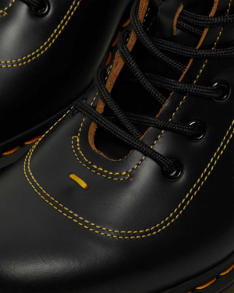 schwarze dr. martens pharamond vintage smooth damen-ankle-boots