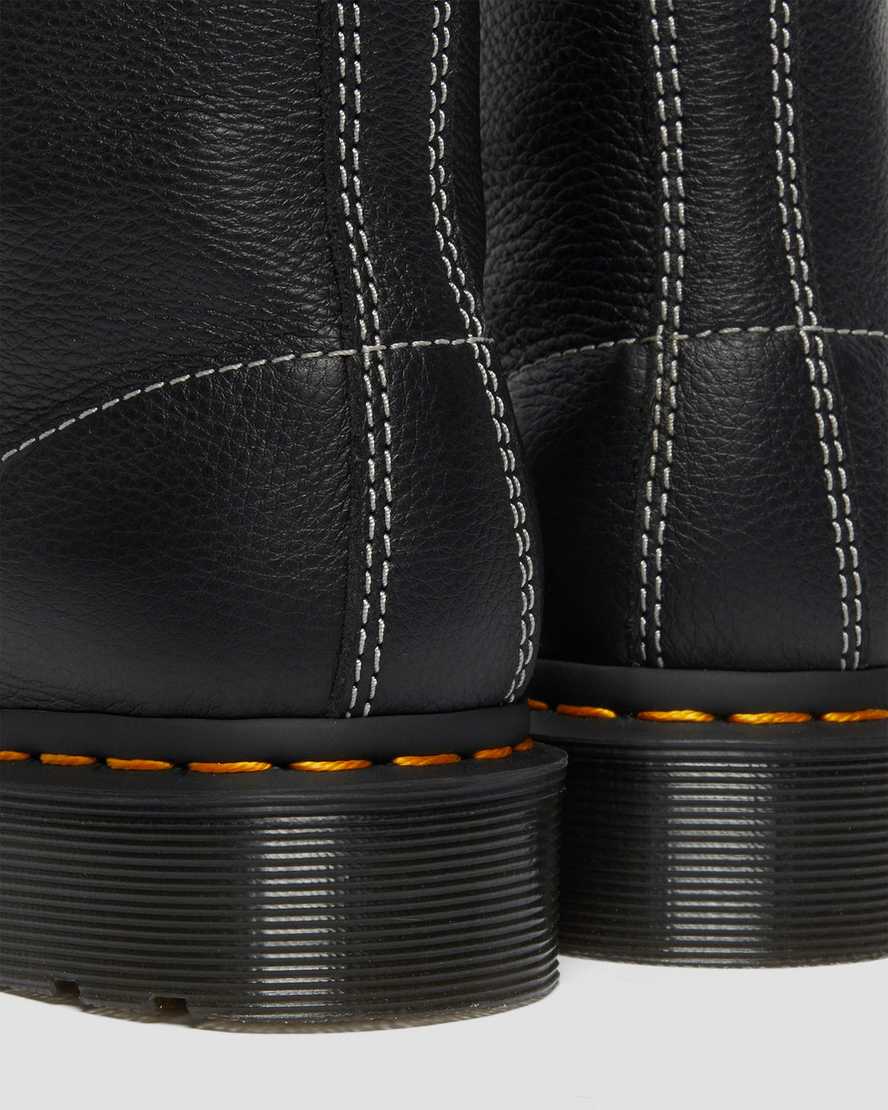 schwarze dr. martens 101 hardware virginia damen-ankle-boots