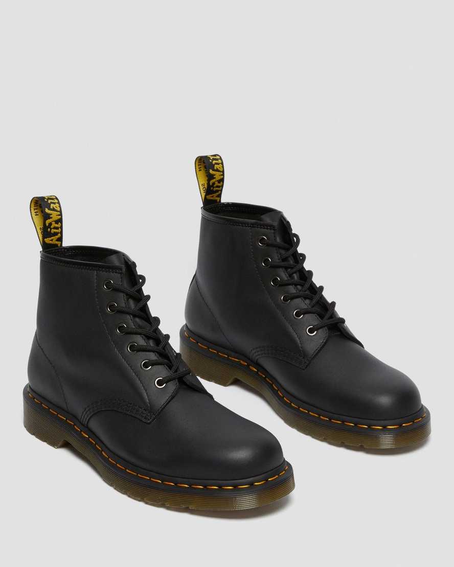 schwarze dr. martens 101 damen-ankle-boots