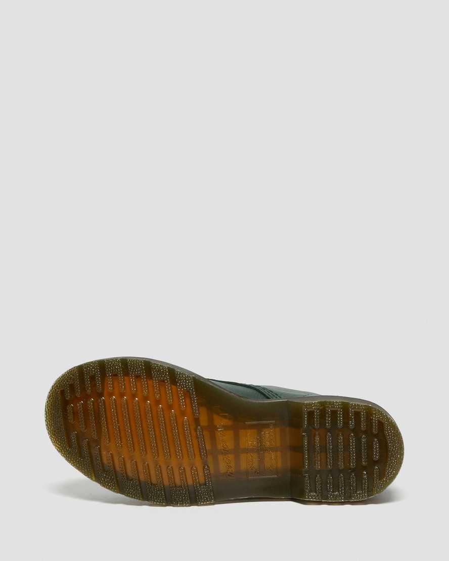 grüne dr. martens 1460 pascal virginia damen-freizeitstiefel