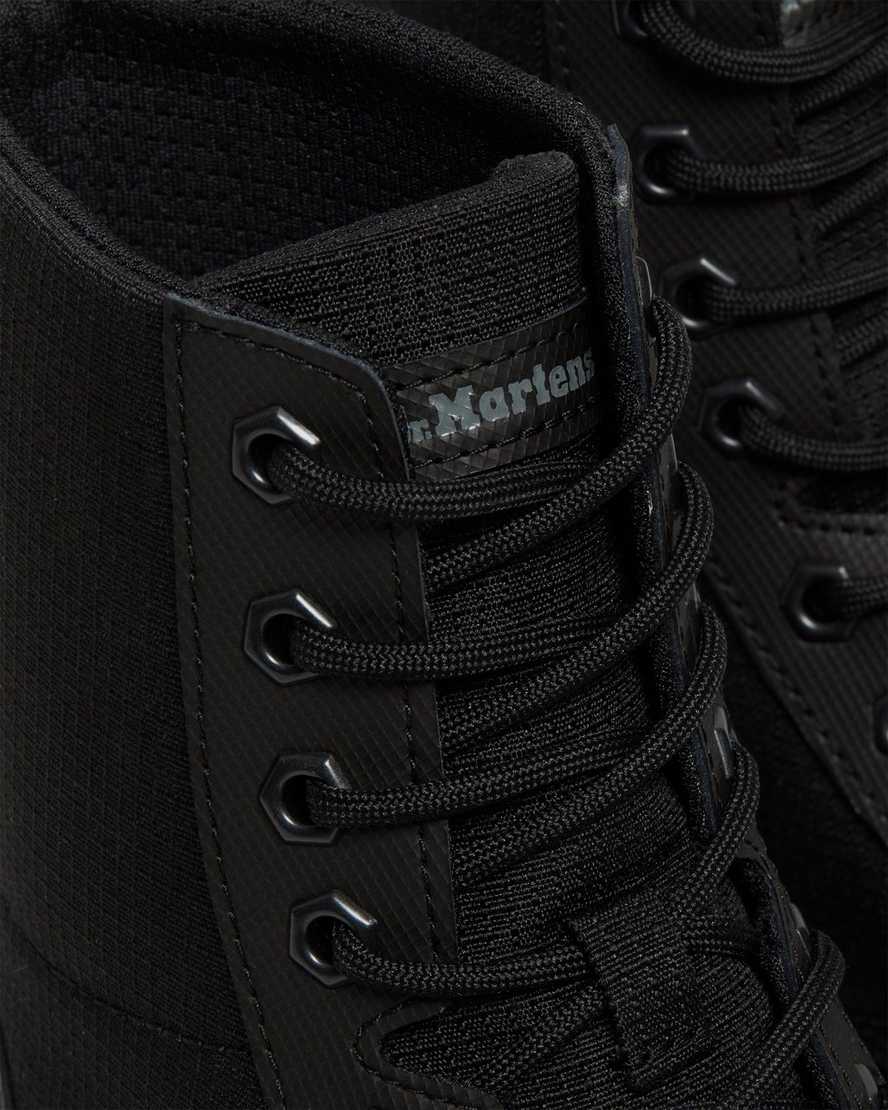 schwarze dr. martens combs ii poly damen-freizeitstiefel