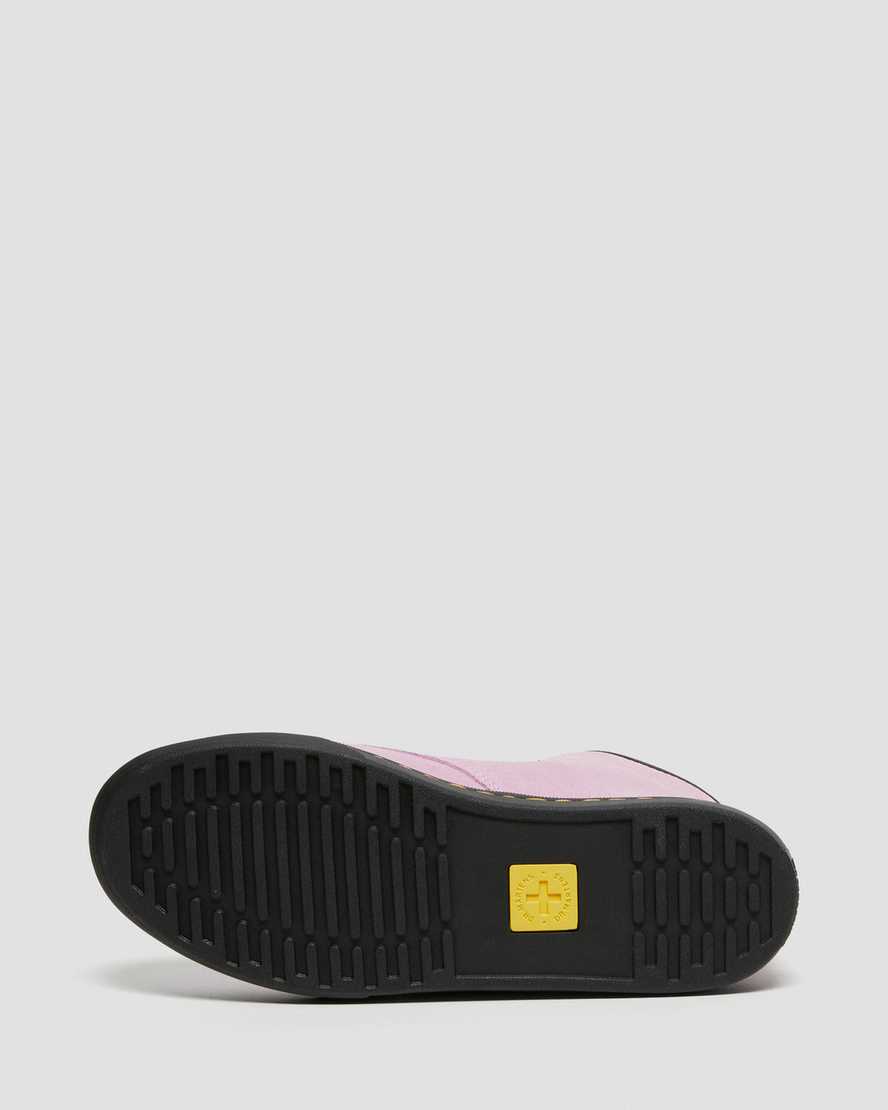 pinkfarbene dr. martens sheridan damen-freizeitstiefel