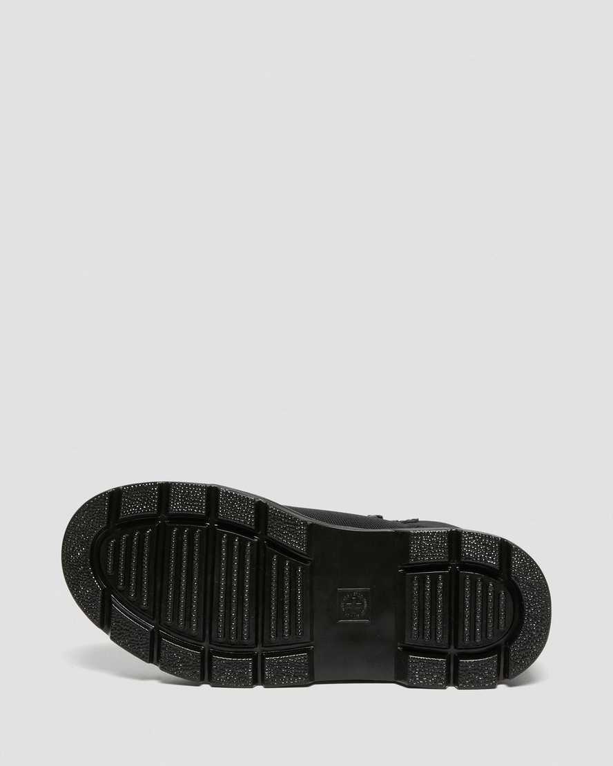schwarze dr. martens combs poly damen-freizeitstiefel