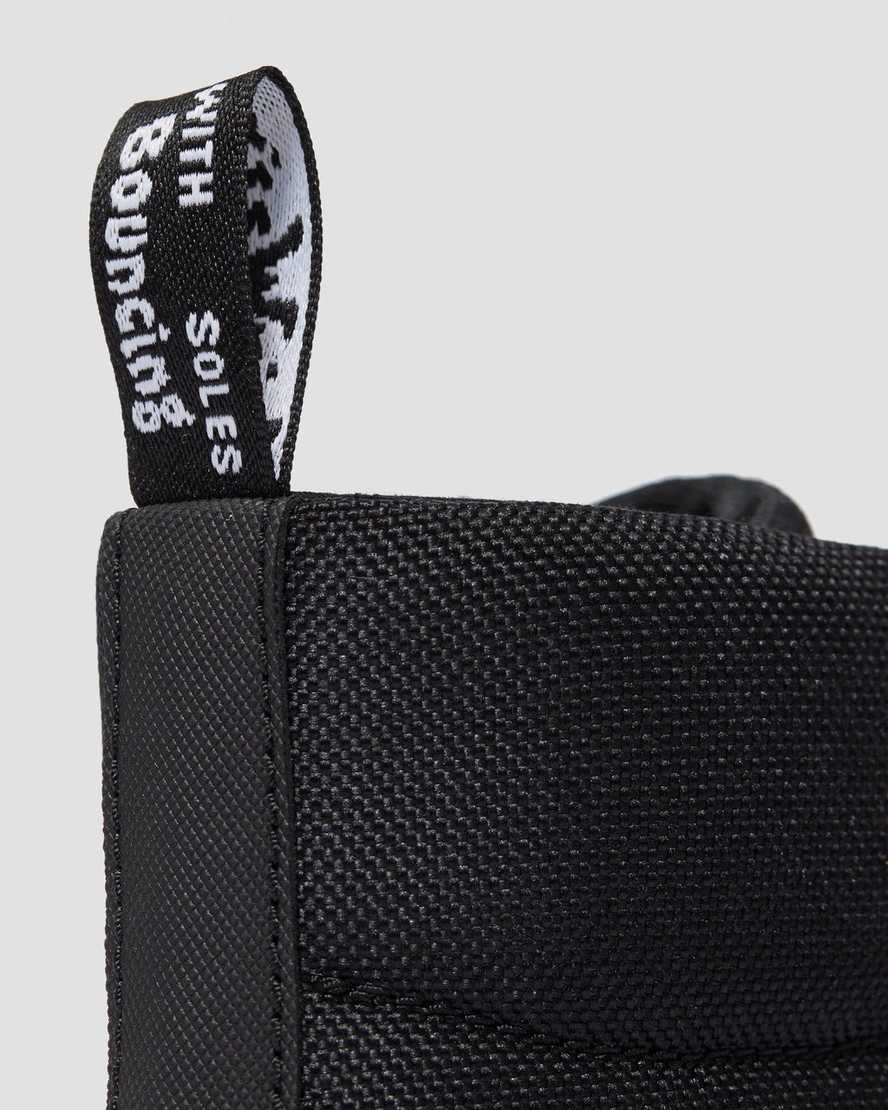 schwarze dr. martens combs poly damen-freizeitstiefel