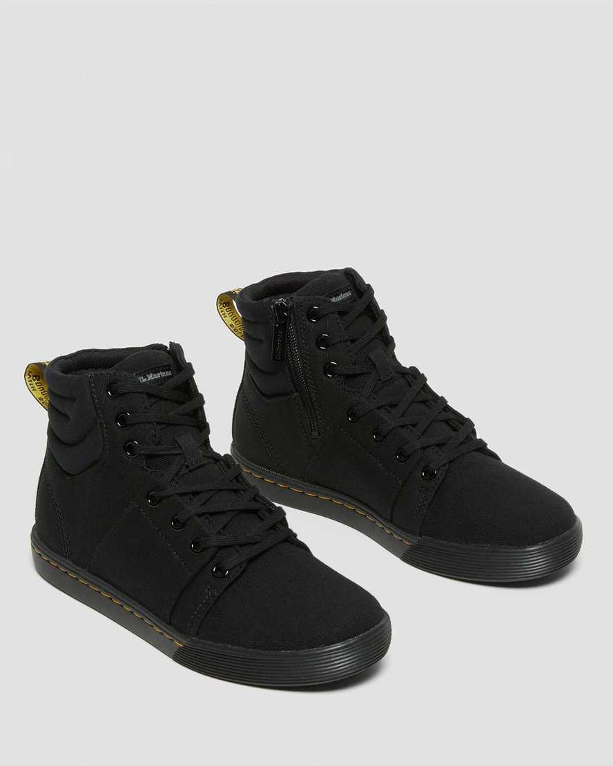 schwarze dr. martens rozarya damen-freizeitstiefel