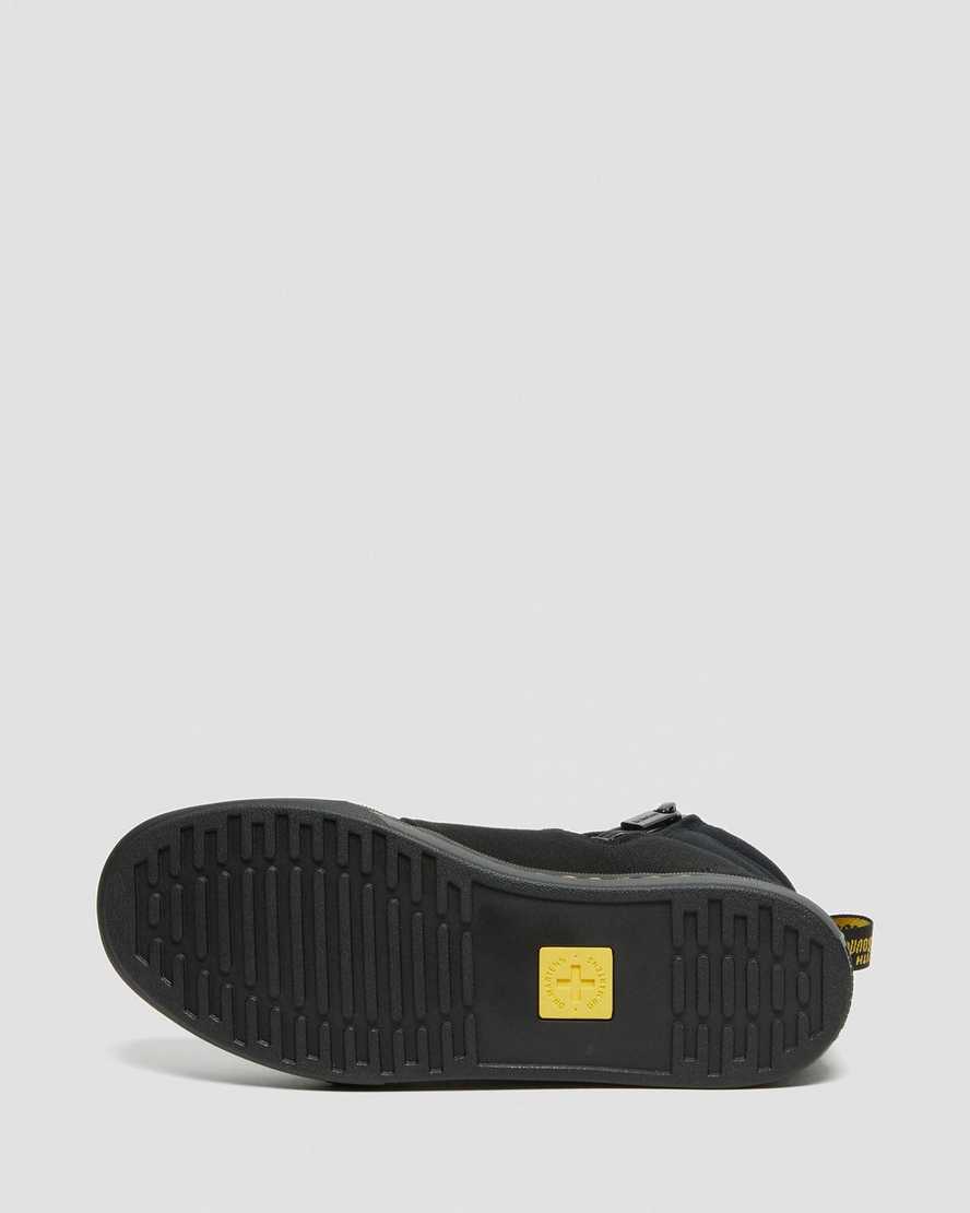 schwarze dr. martens rozarya damen-freizeitstiefel