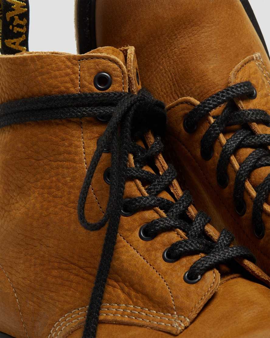 hellbraune dr. martens 1460 pascal titan damen-freizeitstiefel hergestellt in england