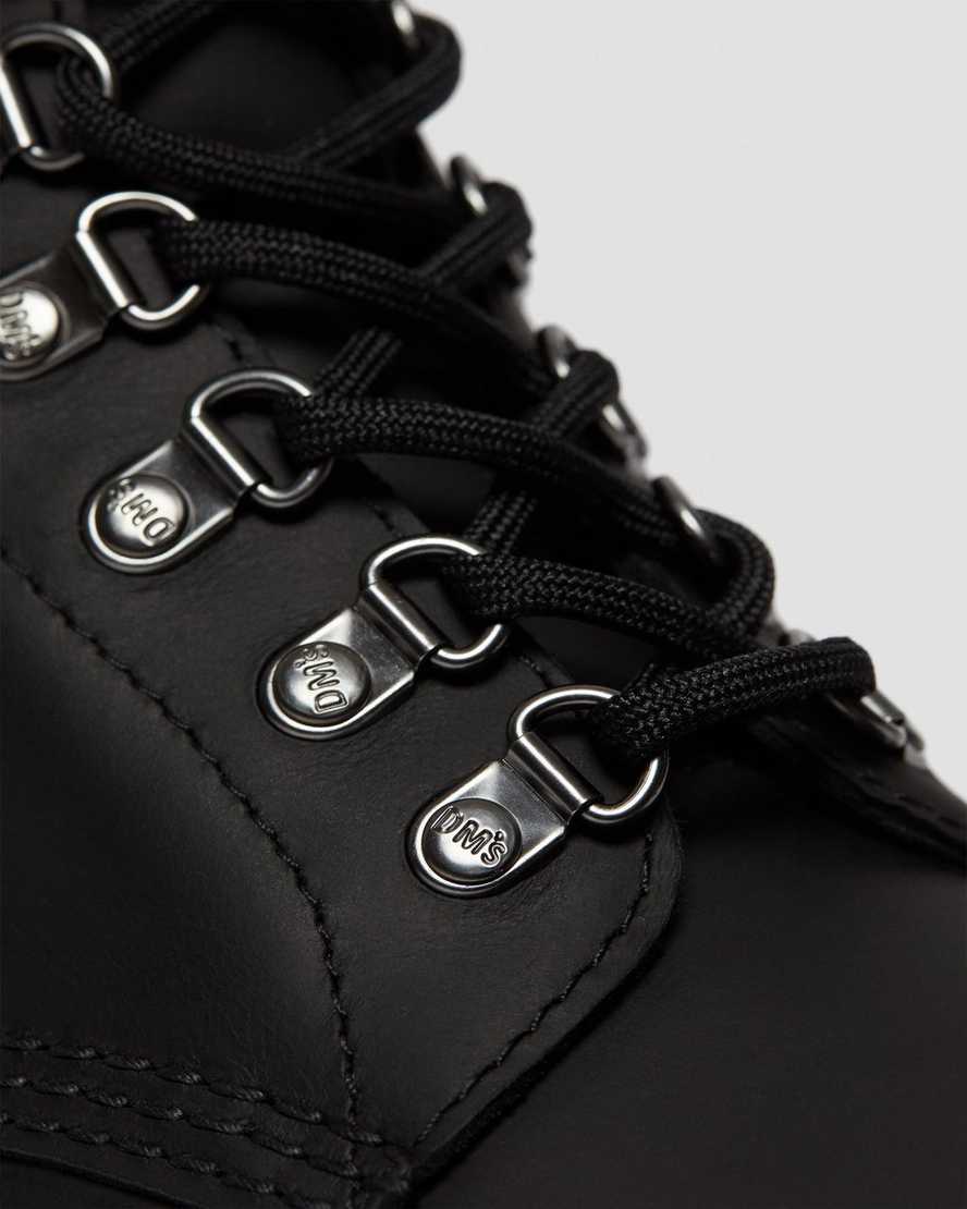 schwarze dr. martens 1460 dm wintergrip fleece damen-freizeitstiefel