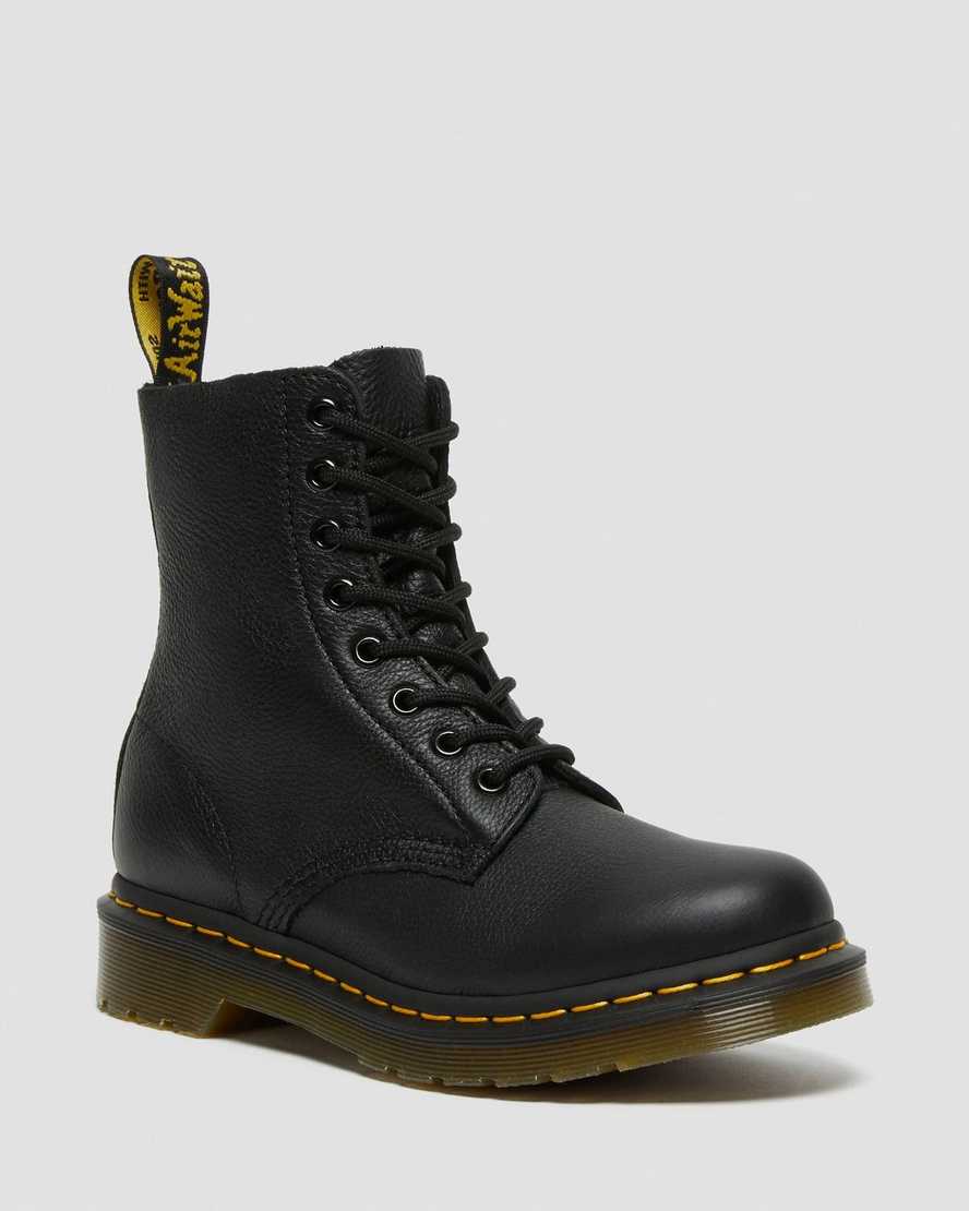 schwarze dr. martens 1460 pascal virginia damen-freizeitstiefel