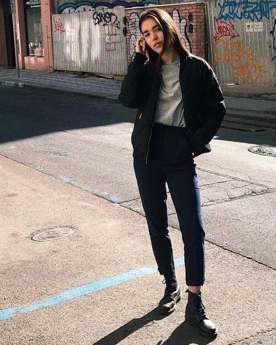schwarze dr. martens 1460 pascal virginia damen-freizeitstiefel