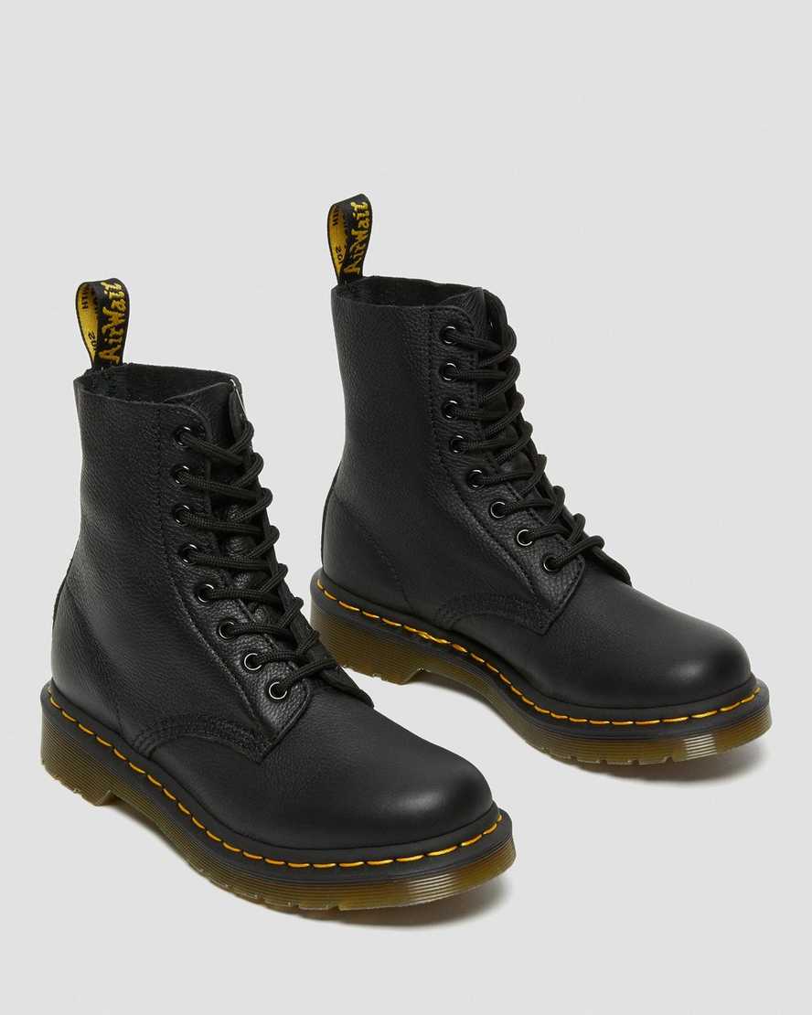 schwarze dr. martens 1460 pascal virginia damen-freizeitstiefel