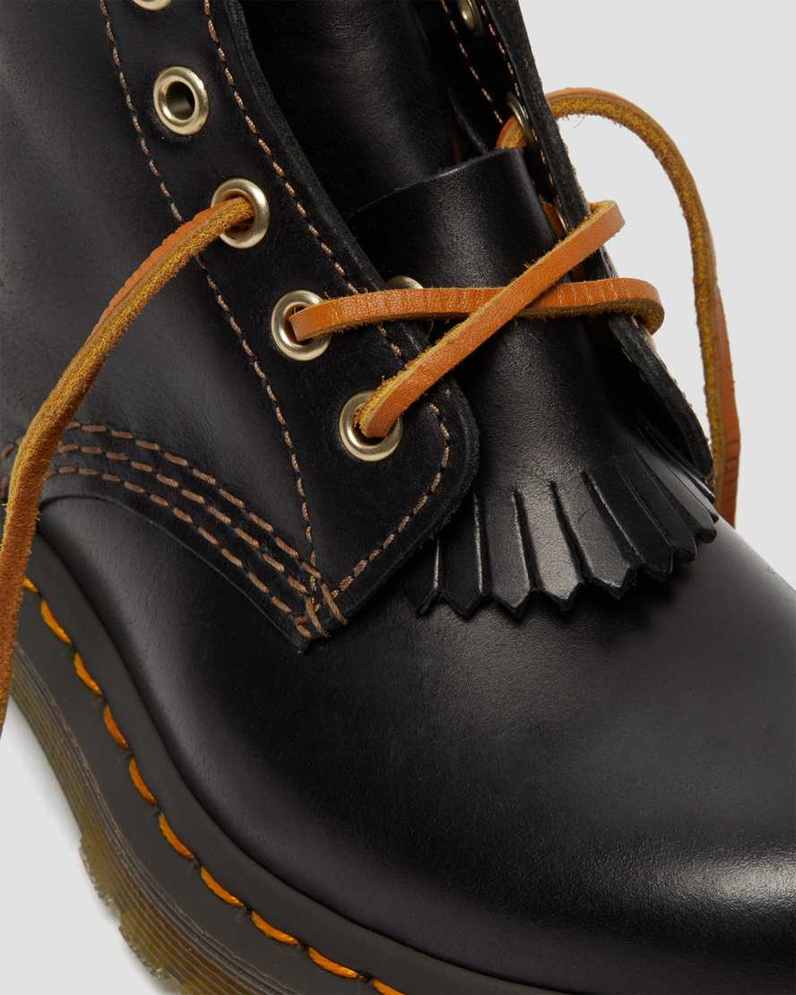 schwarze dr. martens 1460 pascal abruzzo damen-freizeitstiefel