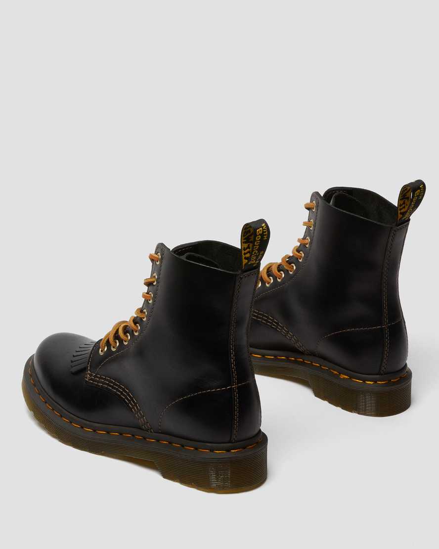 schwarze dr. martens 1460 pascal abruzzo damen-freizeitstiefel