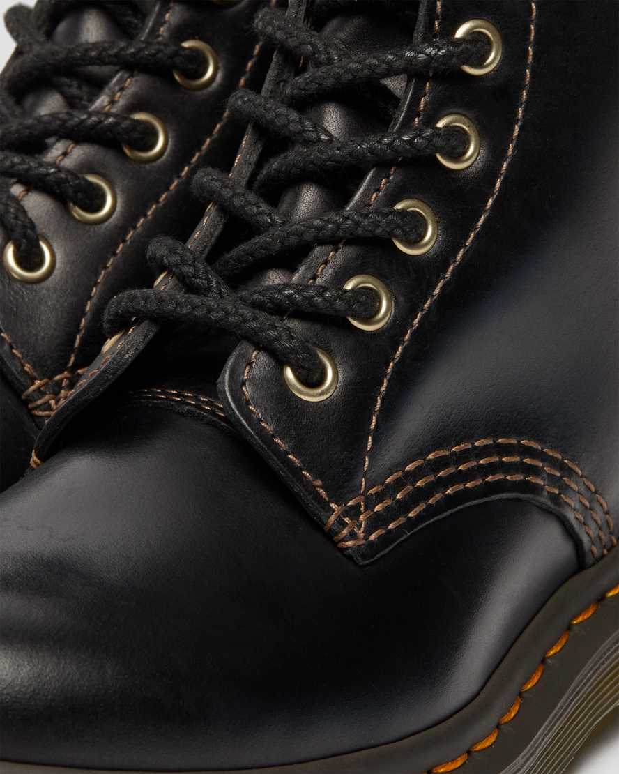 schwarze dr. martens 1460 pascal abruzzo damen-freizeitstiefel