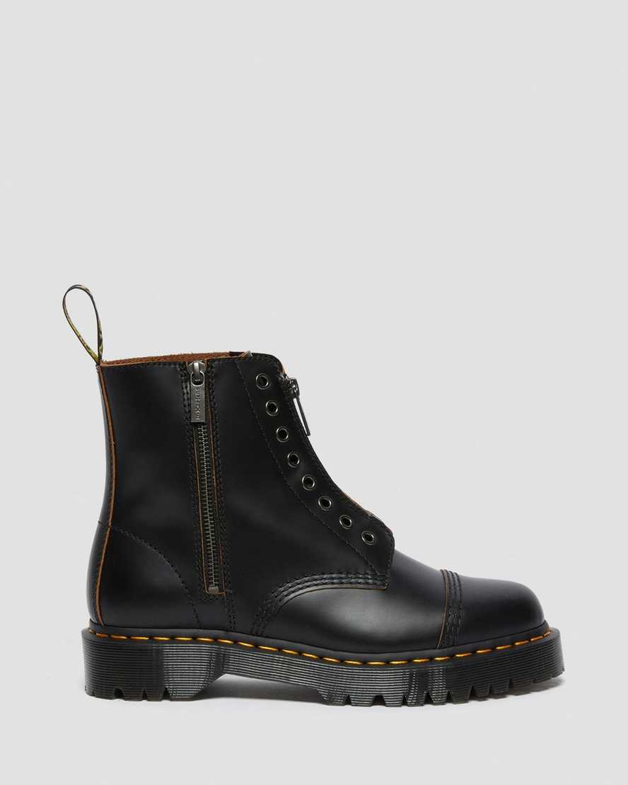 schwarze dr. martens 1460 laceless bex damen-freizeitstiefel