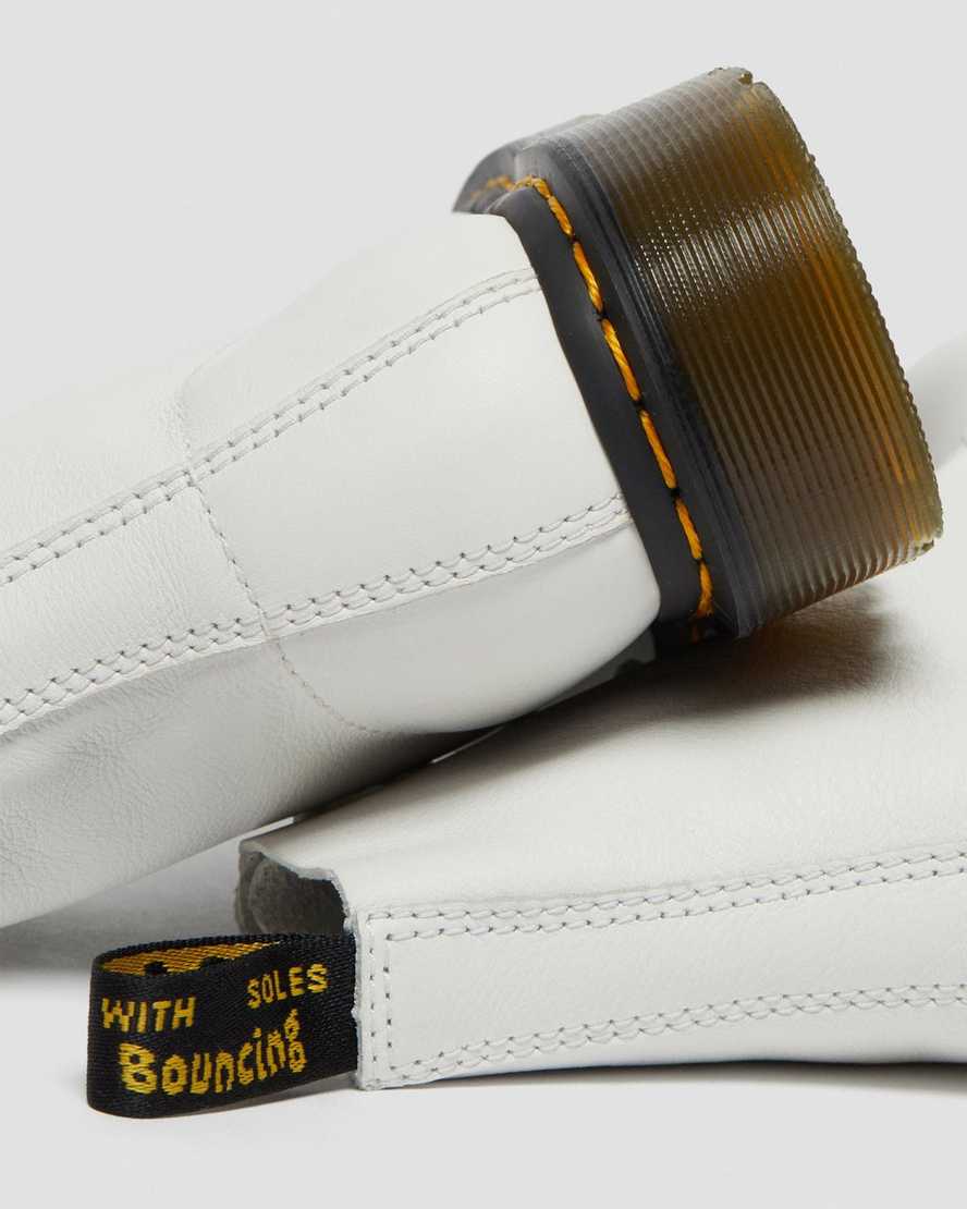 weiße dr. martens 1460 pascal virginia damen-freizeitstiefel