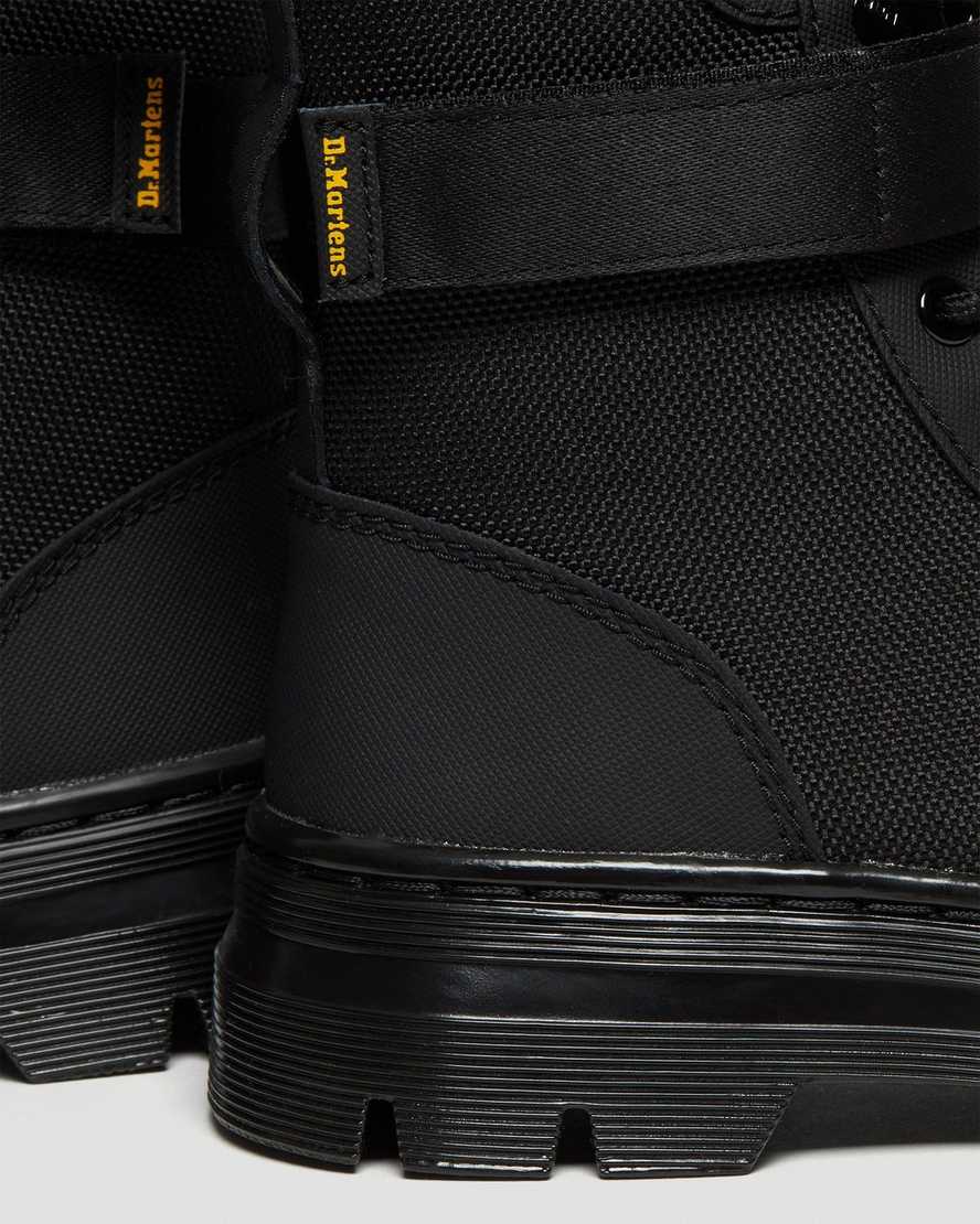 schwarze dr. martens combs tech extra tough damen-freizeitstiefel
