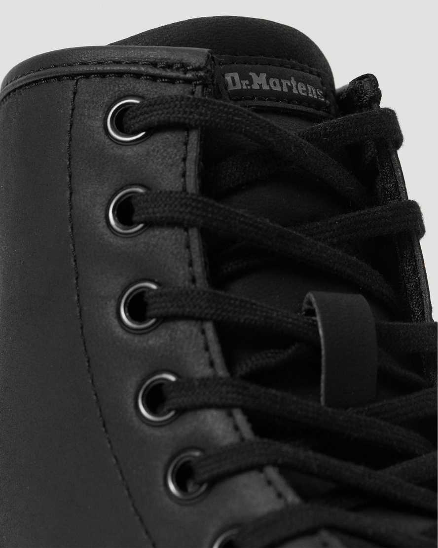 schwarze dr. martens sheridan matte damen-freizeitstiefel