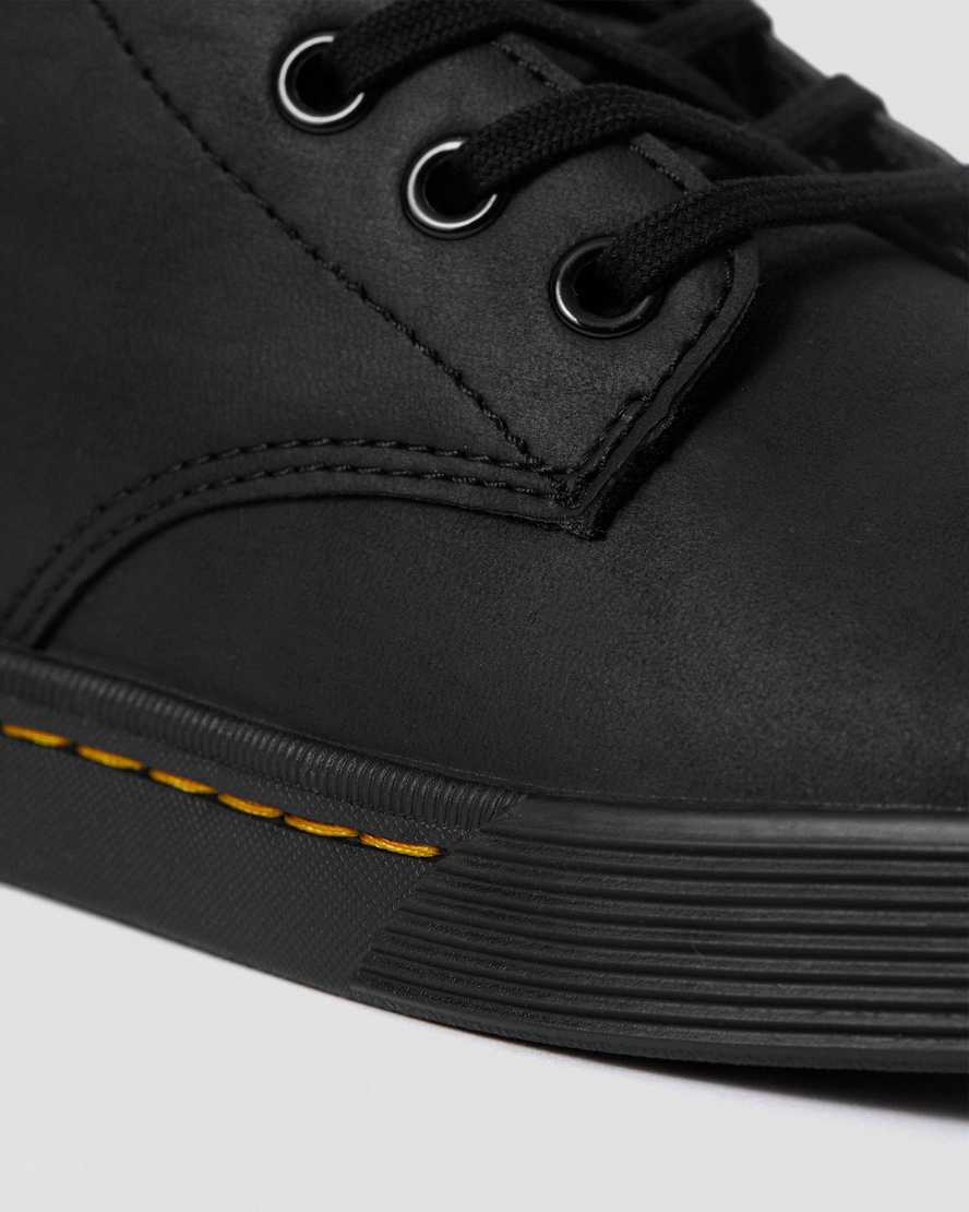 schwarze dr. martens sheridan matte damen-freizeitstiefel