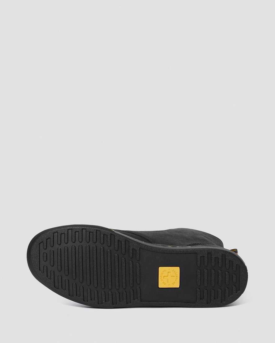 schwarze dr. martens sheridan matte damen-freizeitstiefel