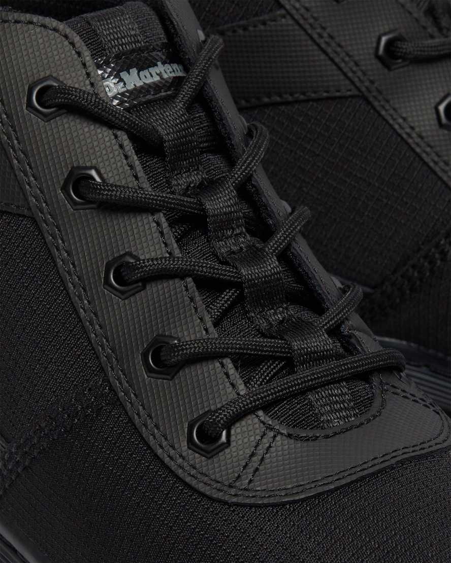 schwarze dr. martens bonny tech poly damen-freizeitstiefel