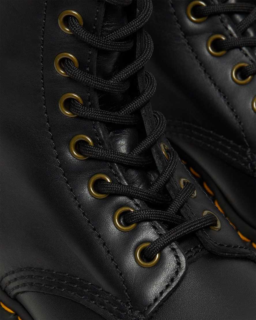 schwarze dr. martens 1460 pascal wanama damen-freizeitstiefel