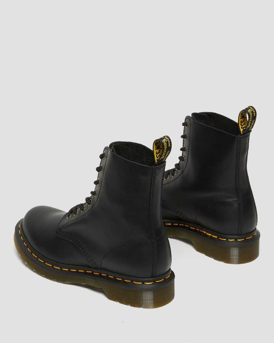 schwarze dr. martens 1460 pascal wanama damen-freizeitstiefel