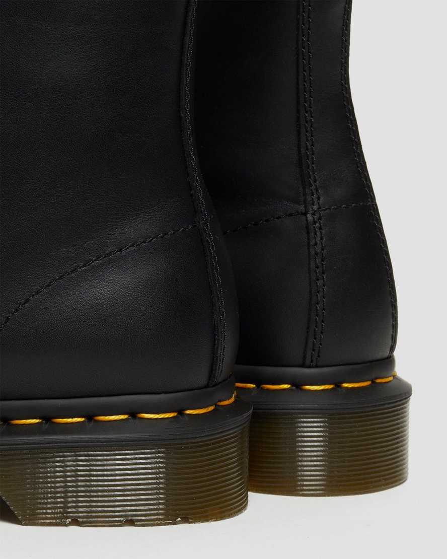 schwarze dr. martens 1460 pascal wanama damen-freizeitstiefel