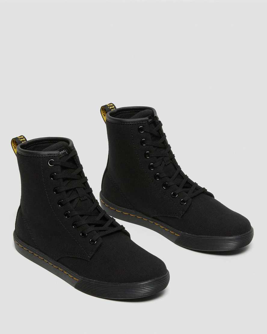 schwarze dr. martens sheridan damen-freizeitstiefel
