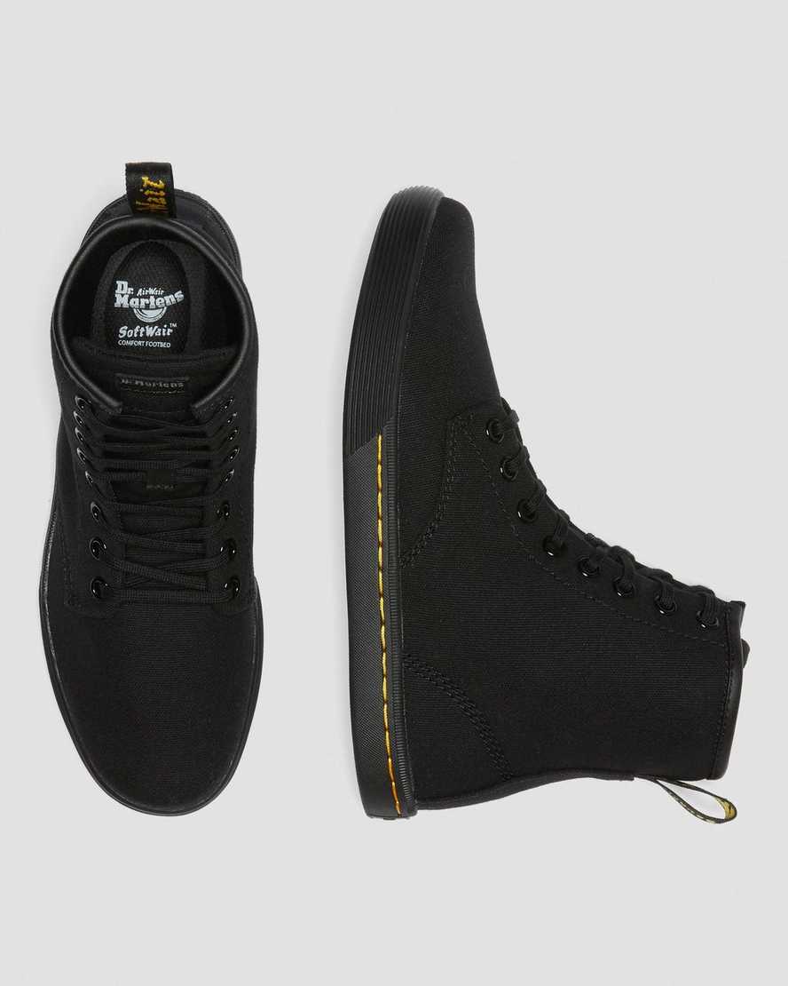 schwarze dr. martens sheridan damen-freizeitstiefel